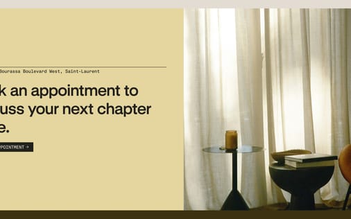 Call to Action section preview