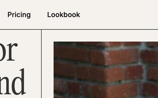 Header section preview