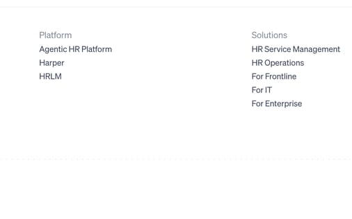 Footer section preview