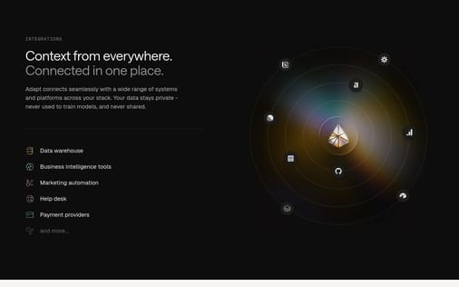 Feature section preview