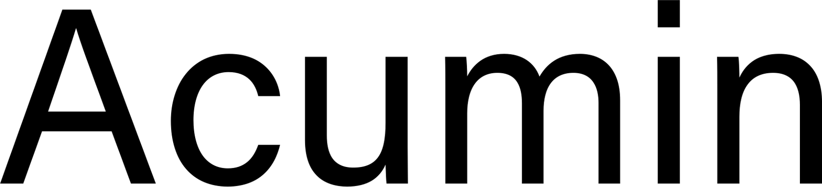 Acumin typeface preview