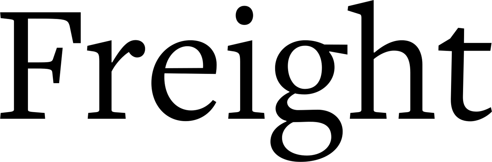Freight Text typeface preview