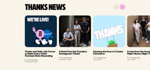 Blog section preview