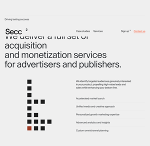 Benefits section preview