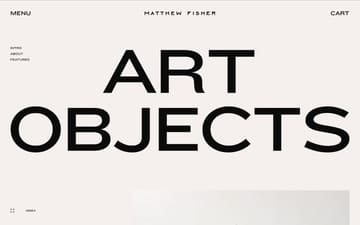 Matthew Fisher website preview