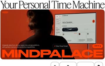 MindPalace website preview