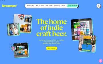 Brewser website preview