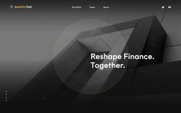 BlackFin Tech website preview