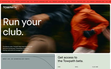 Towpath website preview