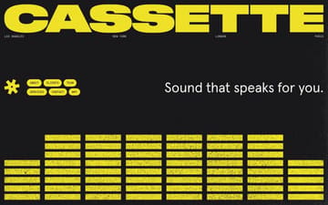 Cassette website preview