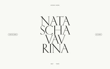 Natascha Vavrina website preview