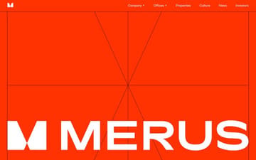 Merus website preview