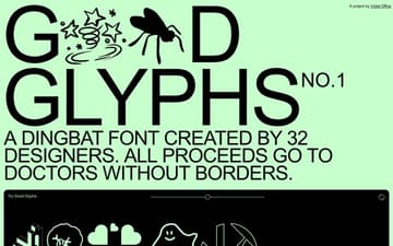 Good Glyphs website preview