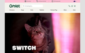 Omlet website preview