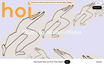 Hoi studio website preview