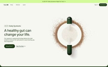 Seed website preview