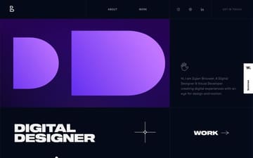 Dylan Brouwer website preview