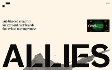 Allies Studio website preview