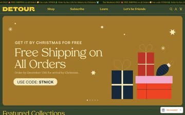 Detour Coffee Roasters website preview