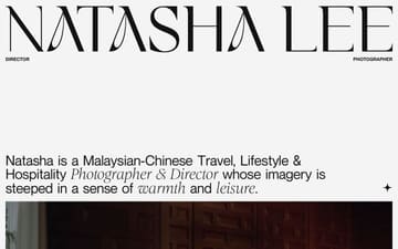 Natasha Lee website preview