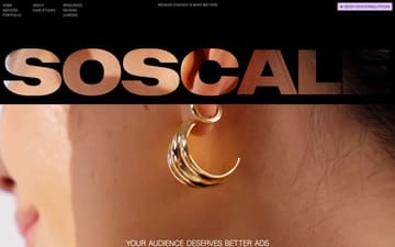 SoScale Media website preview