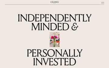 Celeres website preview