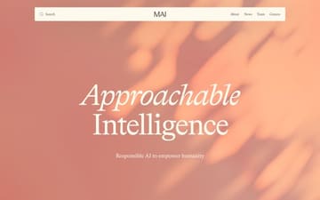 Microsoft AI website preview