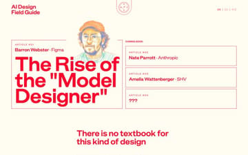 AI Design Field Guide website preview