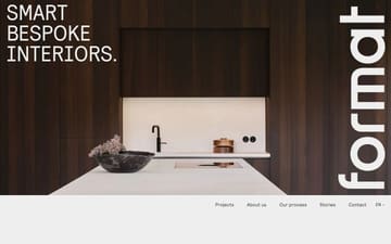 Format Furniture website preview