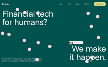 Finiam website preview