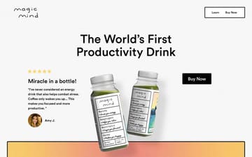 Magic Mind website preview