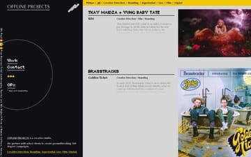 Offline Projects website preview