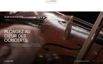 Insula orchestra website preview