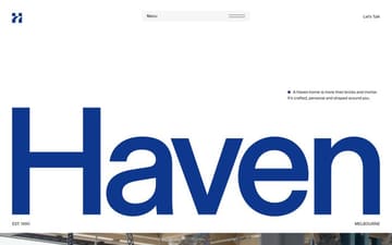 Haven website preview