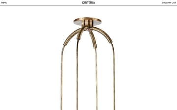 Criteria website preview
