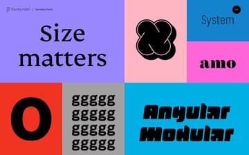 Fontsmith Variable Fonts website preview