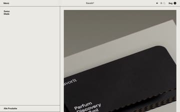 Favorit website preview