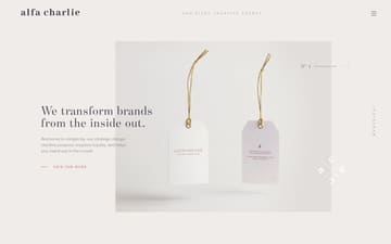 Alfa Charlie website preview