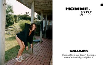 Hommegirls website preview