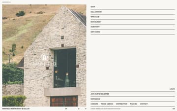 Amisfield website preview