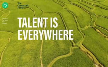 The Greenrail Project website preview