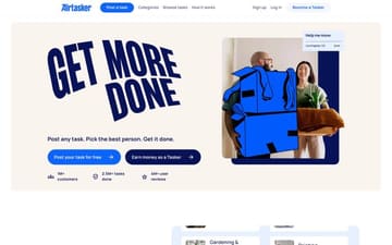 Airtasker website preview