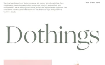 Dothings website preview