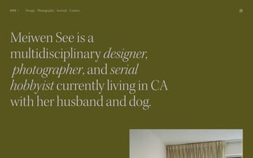 Meiwen See website preview
