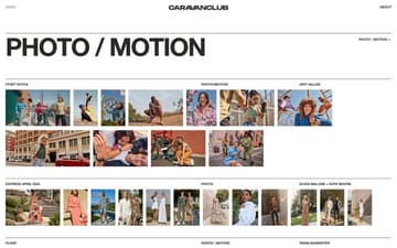 Caravan Club website preview