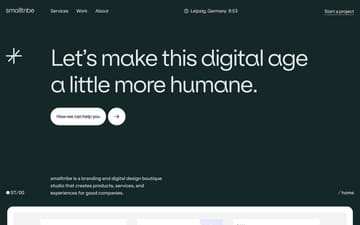 Smalltribe website preview