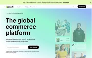 Shopify website preview