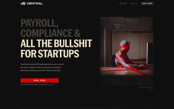 Central website preview