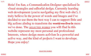 Sandra Méndez S. website preview