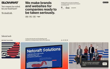 Slowrat website preview